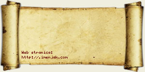 Jovana Glavšić vizit kartica